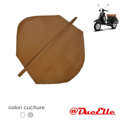 Sella per Piaggio Vespa PX Modello Bombata (SOLO FODERA BEIGE)