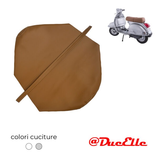 Sella per Piaggio Vespa PX Modello Dritta beige